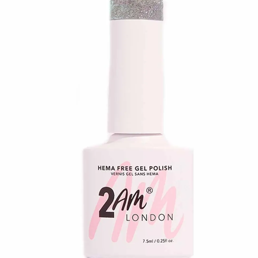 2AM London The Glow Up Collection Reflective Glitter Gel Polish - Just a Girl 7.5ml