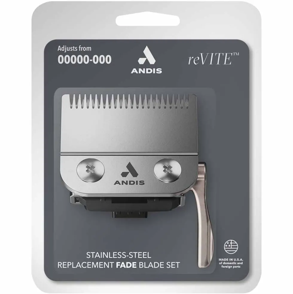 Andis Revite Stainless Steel Replacement Fade Blade