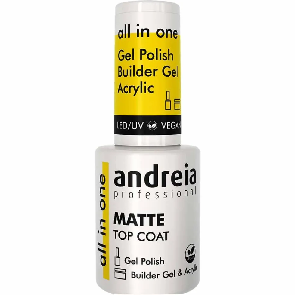 Andreia Professional All In One Matte Top Coat, 10.5ml