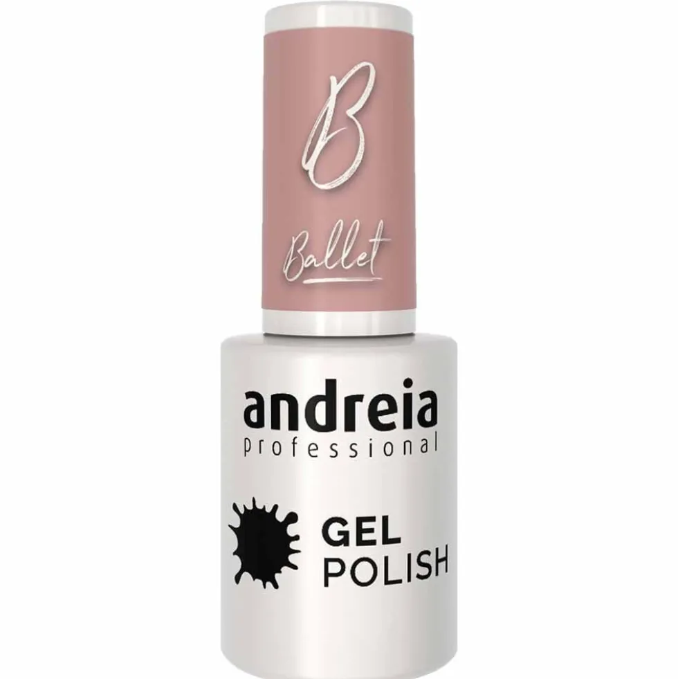 Andreia Professional Gel Polish Ba5 -Ballet Collection Nude Glitter, 10.5ml