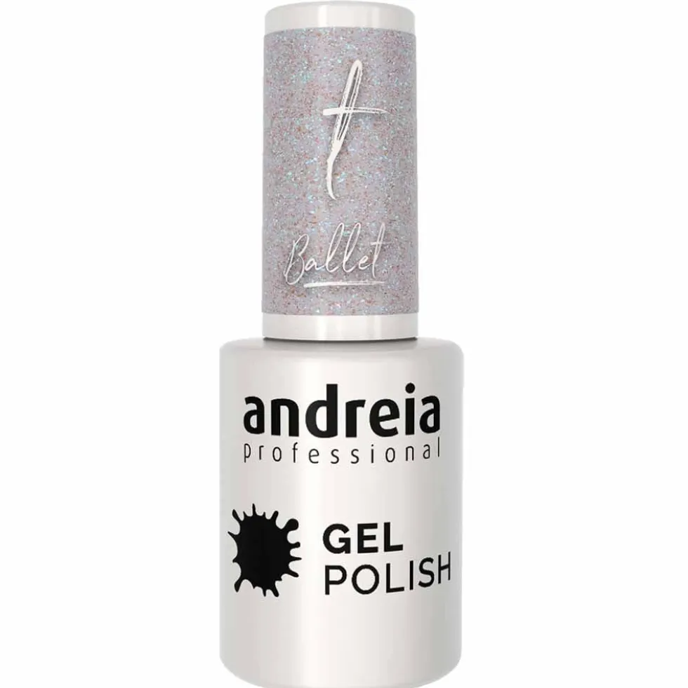 Andreia Professional Gel Polish Ba5 -Ballet Collection Nude Glitter, 10.5ml
