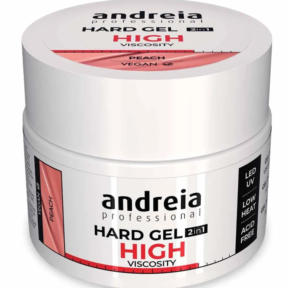 Andreia Professional Hard Gel 2 In 1 - High Viscosity Peach 44gr