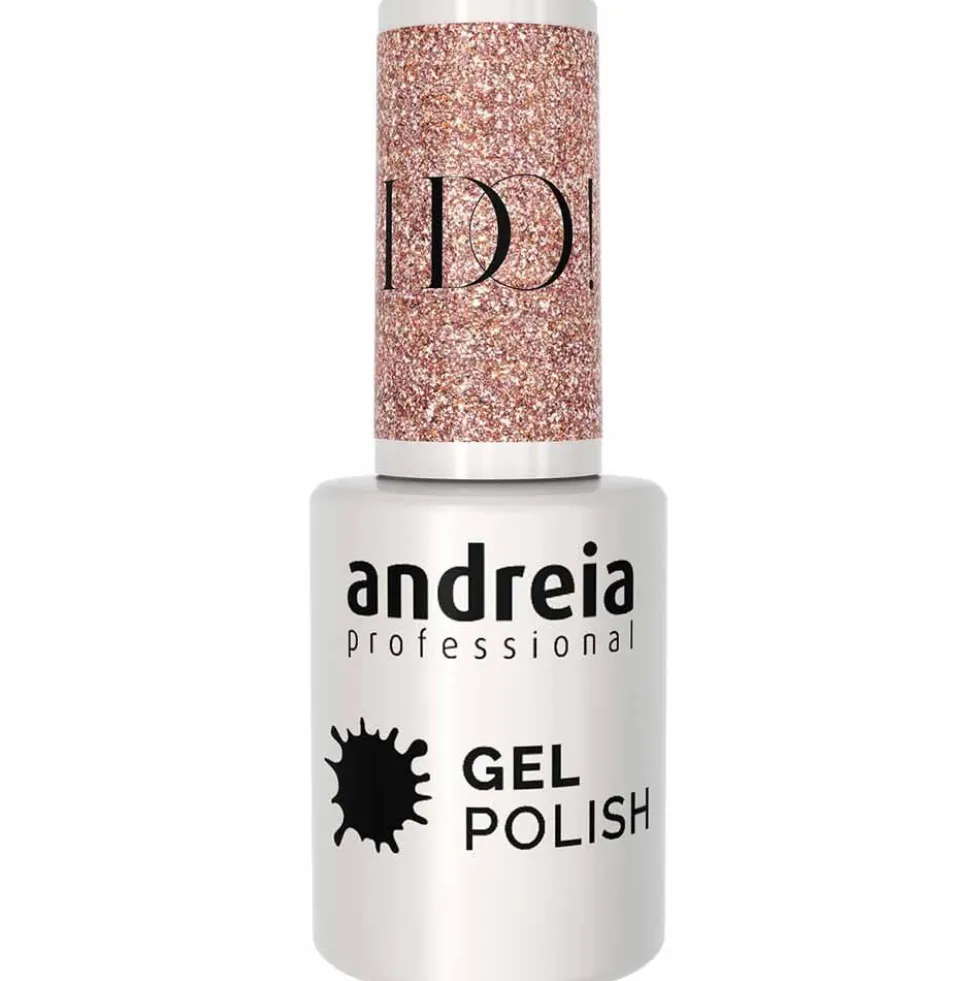 Andreia Professional I Do Collection Gel Polish - ID3 Champagne Nude With Gold Sparkles 10.5ml