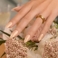 Andreia Professional I Do Collection Gel Polish - ID3 Champagne Nude With Gold Sparkles 10.5ml