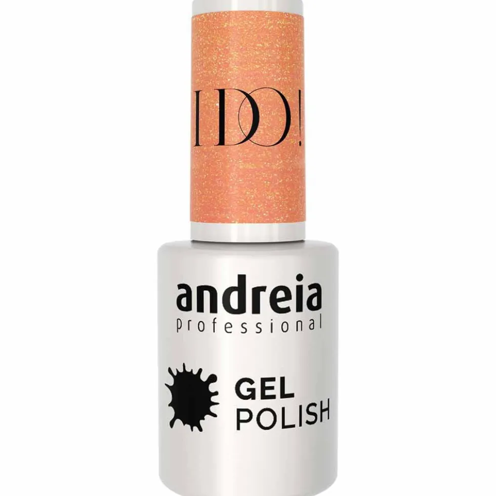 Andreia Professional I Do Collection Gel Polish - ID3 Champagne Nude With Gold Sparkles 10.5ml