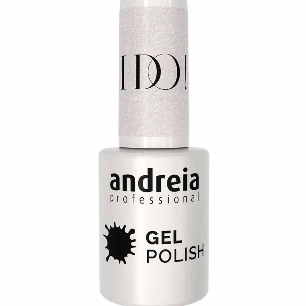 Andreia Professional I Do Collection Gel Polish - ID3 Champagne Nude With Gold Sparkles 10.5ml