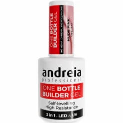 Andreia Professional One Bottle Builder Gel 3 In 1 - Low Viscosity Builder Gel Cover Nude, 14ml