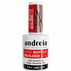 Andreia Professional One Bottle Builder Gel 3 In 1 - Low Viscosity Builder Gel Cover Nude, 14ml