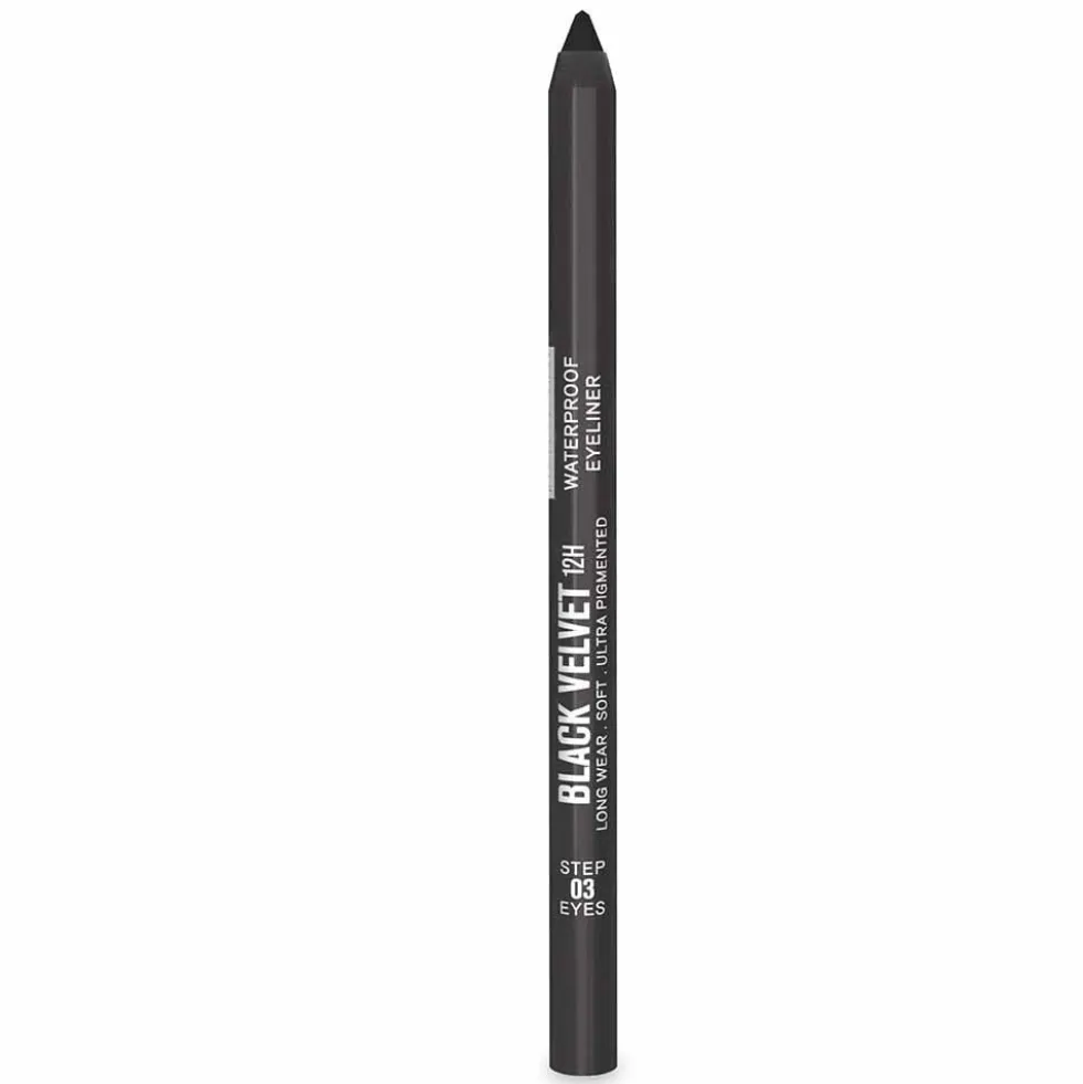 Andreia Professional Onyx Black Velvet 12H, Waterproof Eyeliner - Onyx Black 0.31g