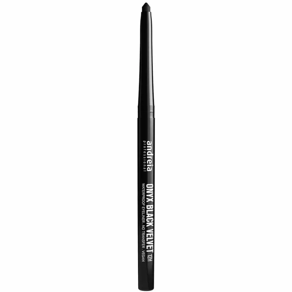 Andreia Professional Onyx Black Velvet 12H, Waterproof Eyeliner - Onyx Black 0.31g