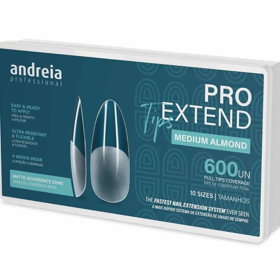 Andreia Professional Pro Extend Tips Medium Almond