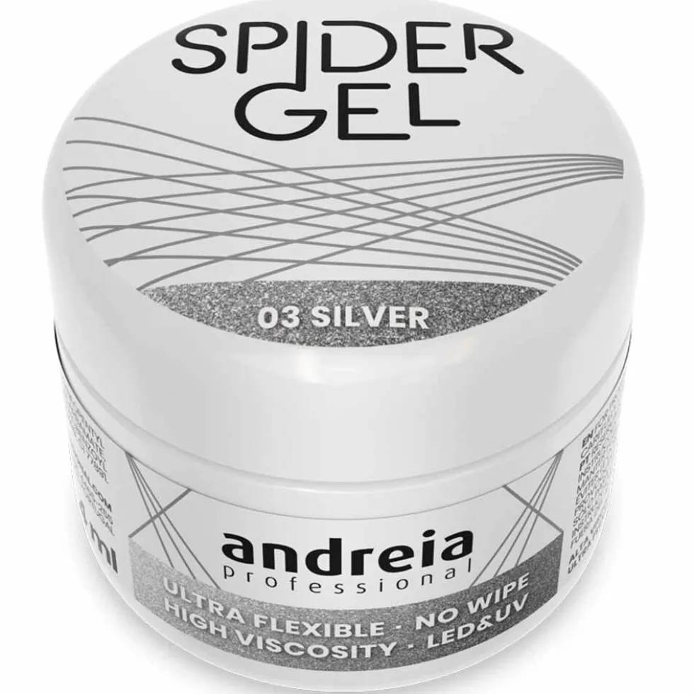 Andreia Professional Spider Gel 02 Black, 4ml