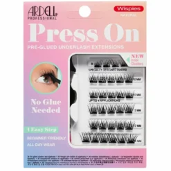 Ardell Press On Pre-Glued Underlash Extensions Wispies Natural, 30 ct