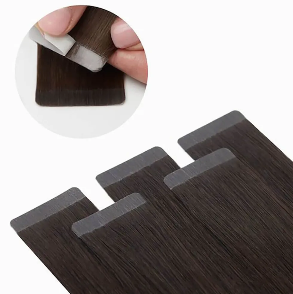 Beauty Works Celebrity Choice Slim Line Tape Human Hair Extensions 16 Inch - Amber 48g