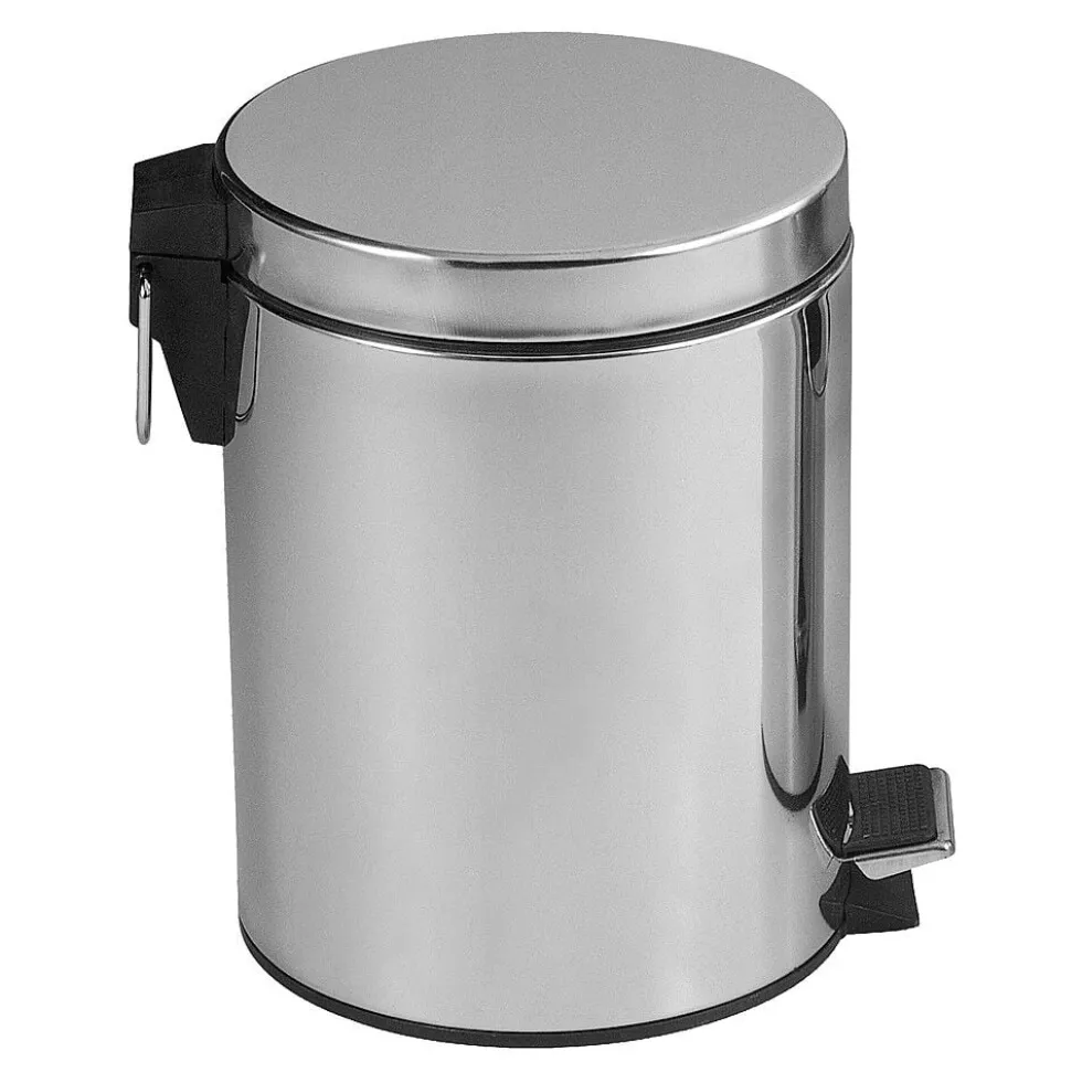 Bentley Brushware Stainless Steel Pedal Bin 12 Litre