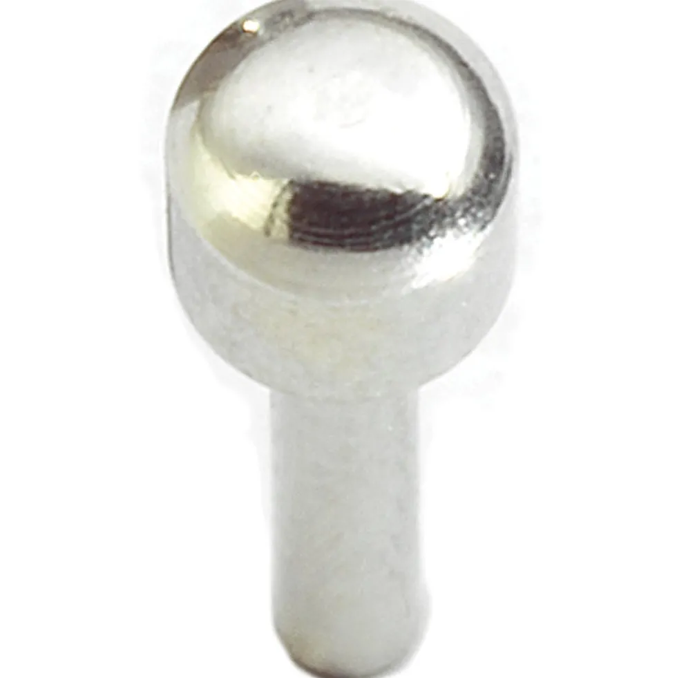 Caflon Mini Plain Silver Piercing Stud 1 pair