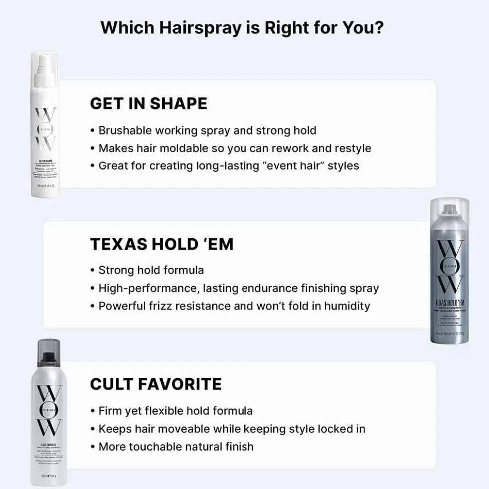 Color Wow Get In Shape 2 In 1 Working Hairspray 150ml
