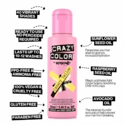 Crazy Color Semi Permanent Hair Colour Cream - Pinkissimo 100ml