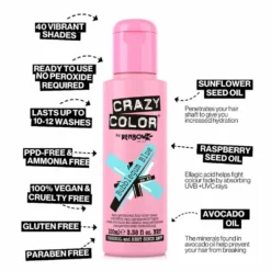 Crazy Color Semi Permanent Hair Colour Cream - Pinkissimo 100ml