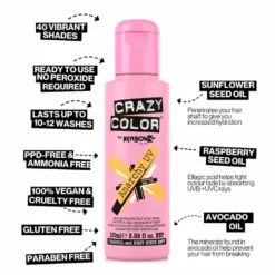 Crazy Color Semi Permanent Hair Colour Cream - Anarchy UV 100ml