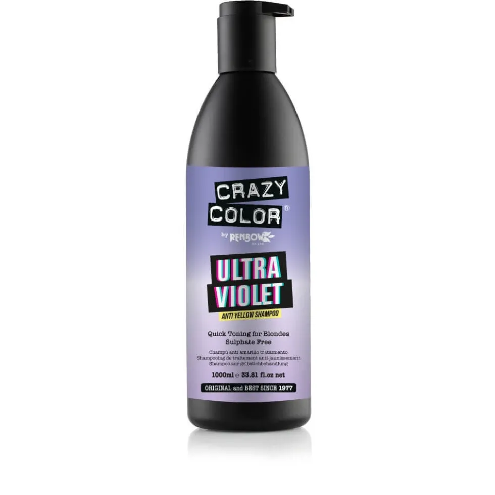 Crazy Color Ultraviolet Anti Yellow Shampoo 1000ml