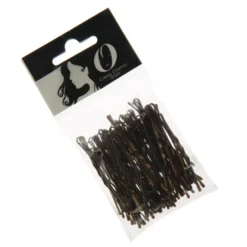 Crewe Orlando 2 Inch Wavy Hair Grips Brown Pack of 72