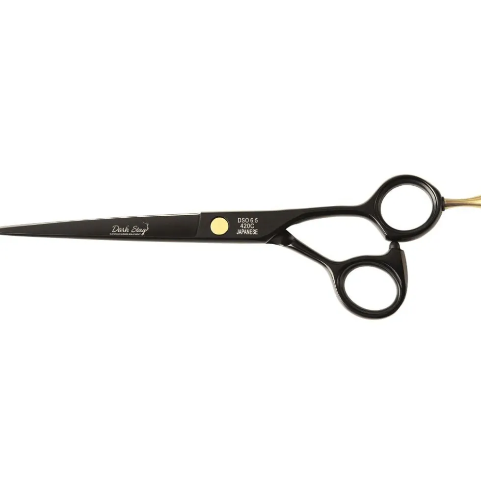 Dark Stag Offset Scissors Black & Gold DSO 6.5 Inch