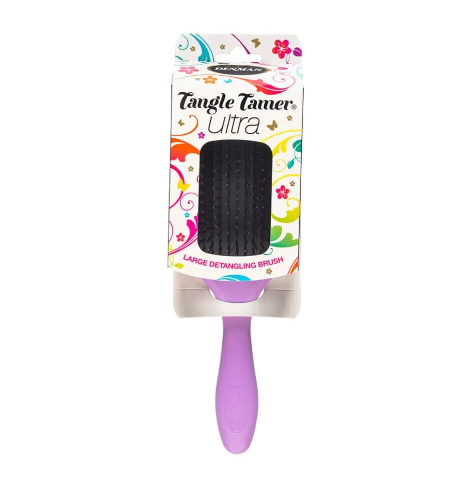 Denman Tangle Tamer Ultra Large Paddle Brush - Violet