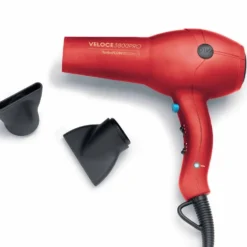 Diva Edit Veloce 3800 Pro Hair Dryer Red