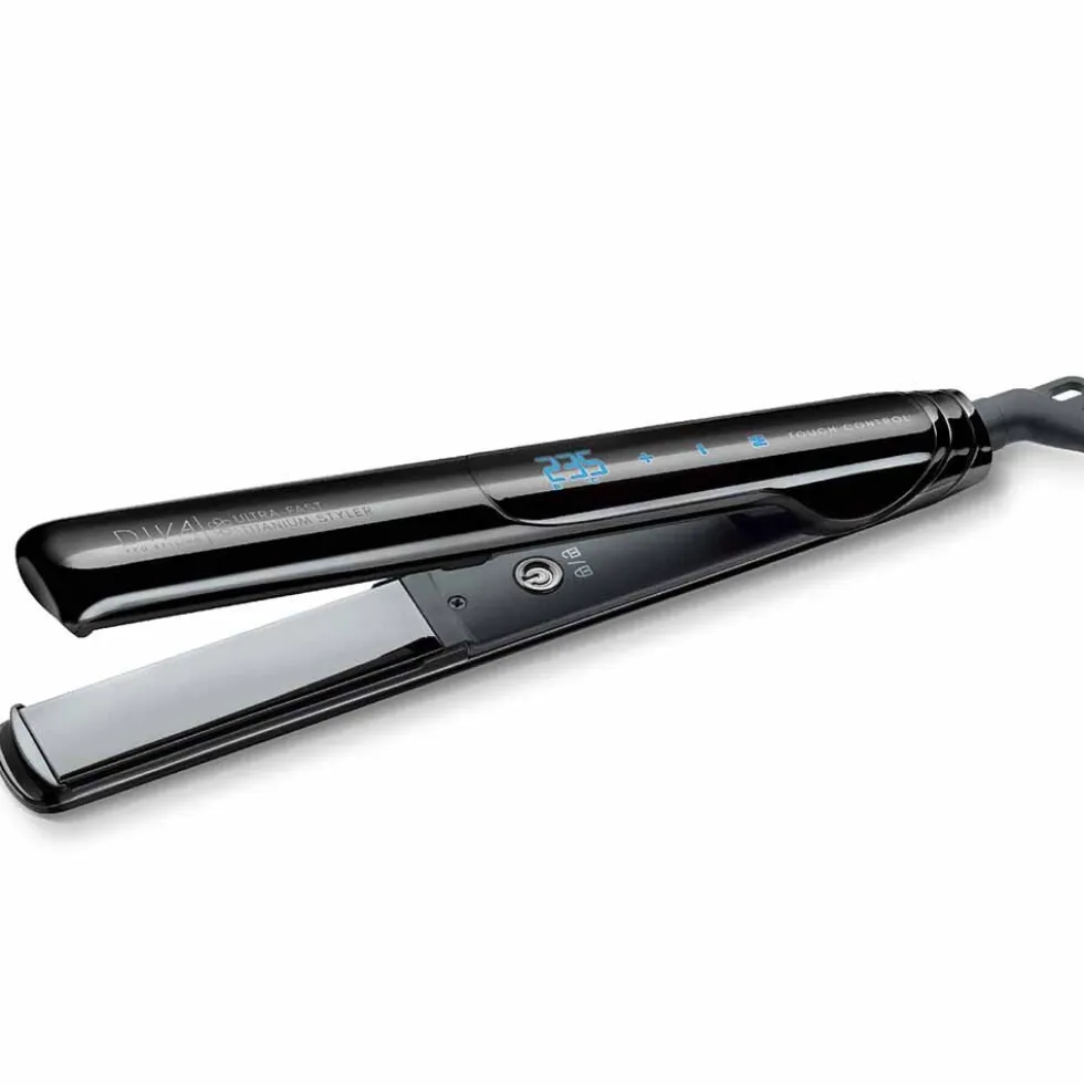 Diva Professional Styling Ultra Fast, Titanium Styler Black Edition
