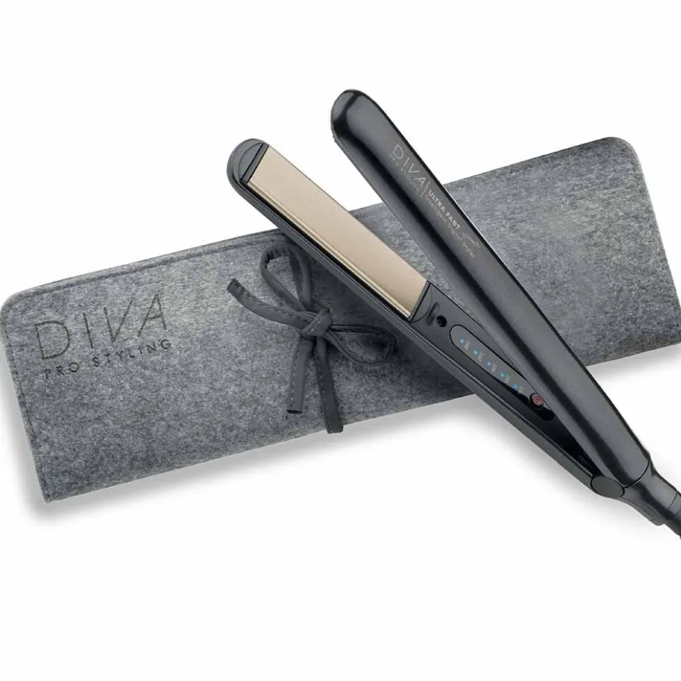 Diva Professional Styling Ultra Fast, Intelligent Digital Styler Black Edition