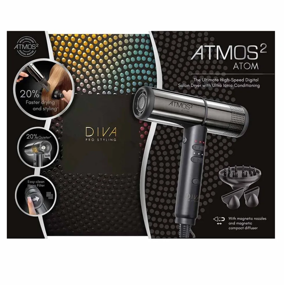 Diva Pro Styling Atmos Atom Hair Dryer