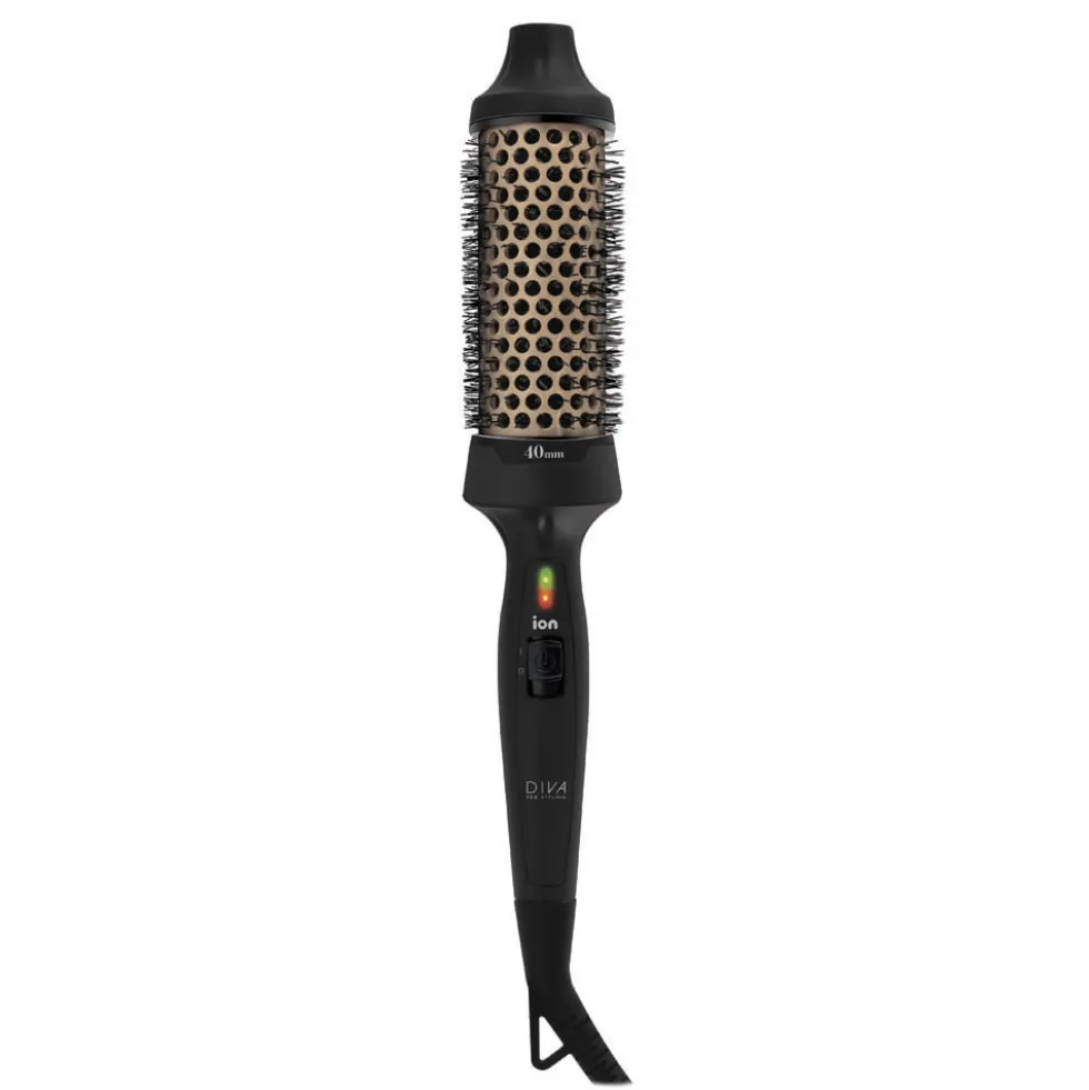 Diva Pro Styling Ceramic Hot Brush 40mm