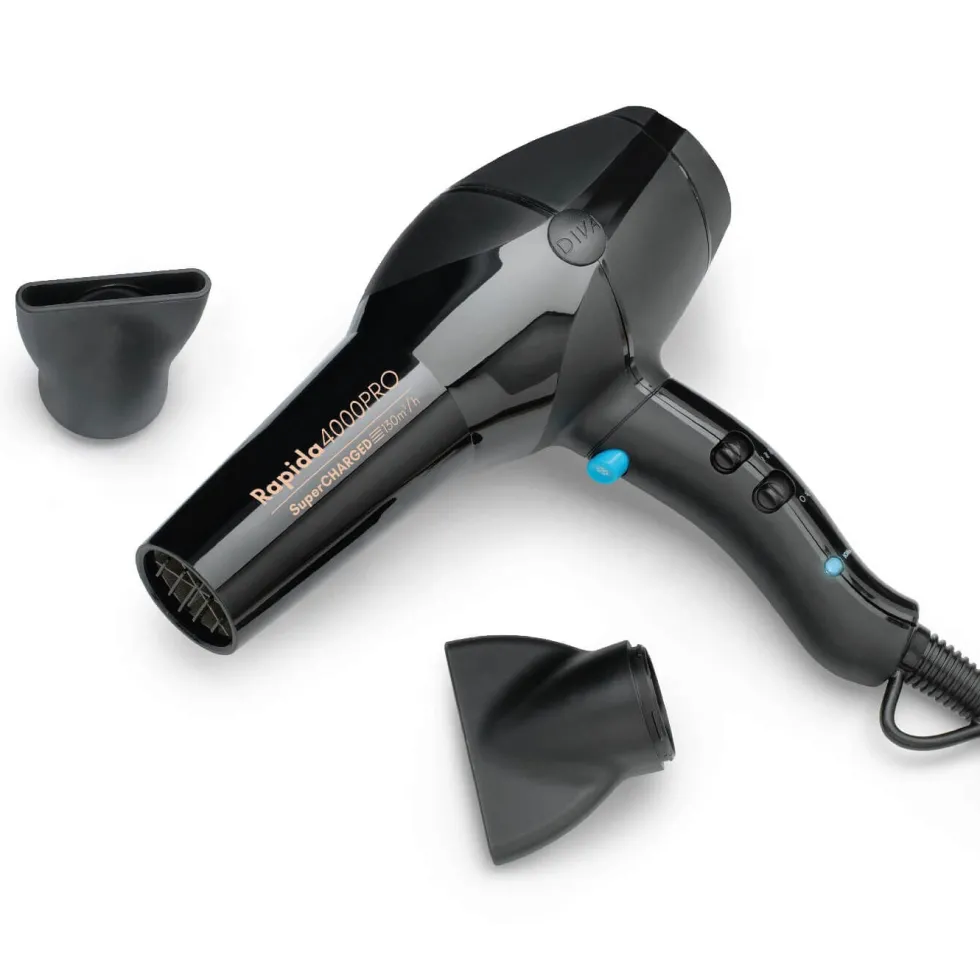 Diva Pro Styling Rapida 4000 Pro Hair Dryer Onyx