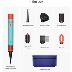 Dyson Airwrap i.d.™ Multi-styler and Dryer, Curly+Coily Hair - Ceramic Patina and Topaz