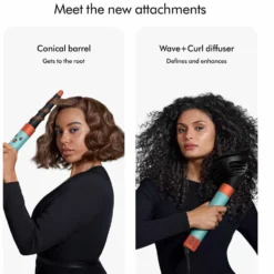 Dyson Airwrap i.d.™ Multi-styler and Dryer, Curly+Coily Hair - Ceramic Patina and Topaz