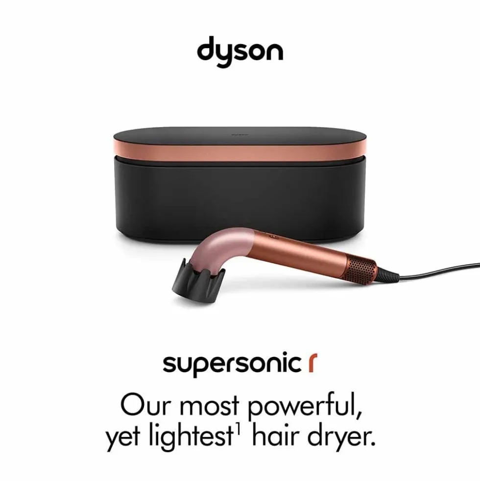 Dyson Supersonic r™ Hair Dryer - Straight and Wavy - Amber Silk