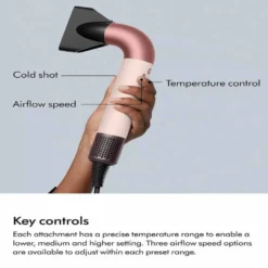Dyson Supersonic r™ Hair Dryer Curly+Coily - Ceramic Pink and Rose Gold