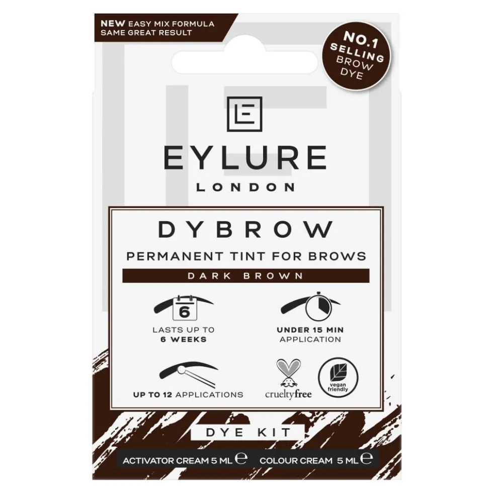 Eylure Pro-Brow Dybrow Dye Kit - Dark Brown