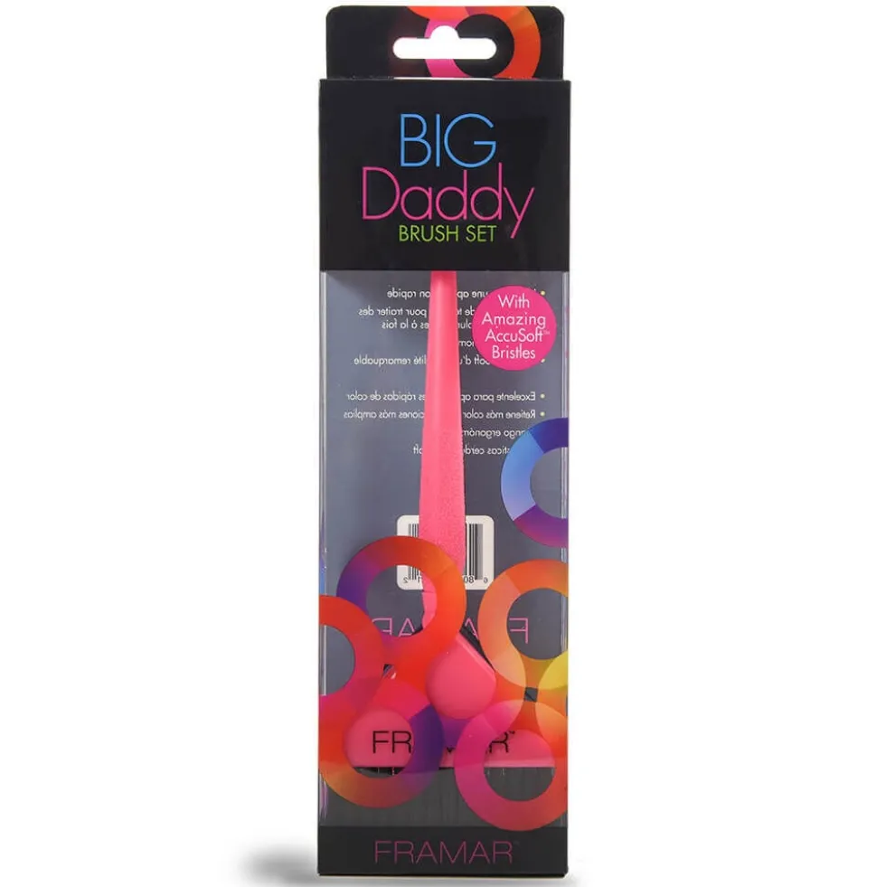 Framar Big Daddy Multi Color Brush Set, Pack of 3