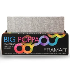 Framar Big Poppa Star Struck Silver Pop-Up Foil Sheets, 14x10 inch, Pack of 250