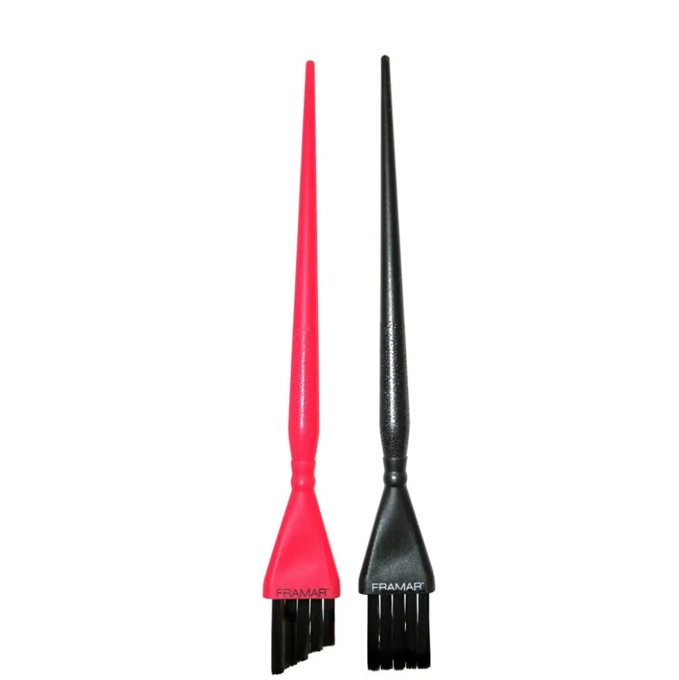Framar Detail Hair Colour Brush Set, Pack of 2