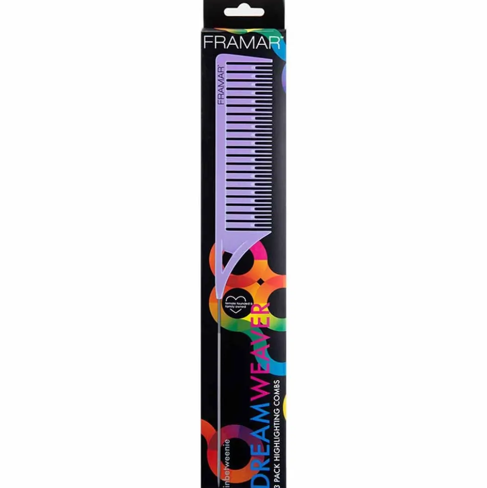 Framar Dreamweaver Highlighting Combs, Pack of 3