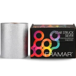 Framar Star Struck Silver Medium Embossed Hair Foil Roll 320ft