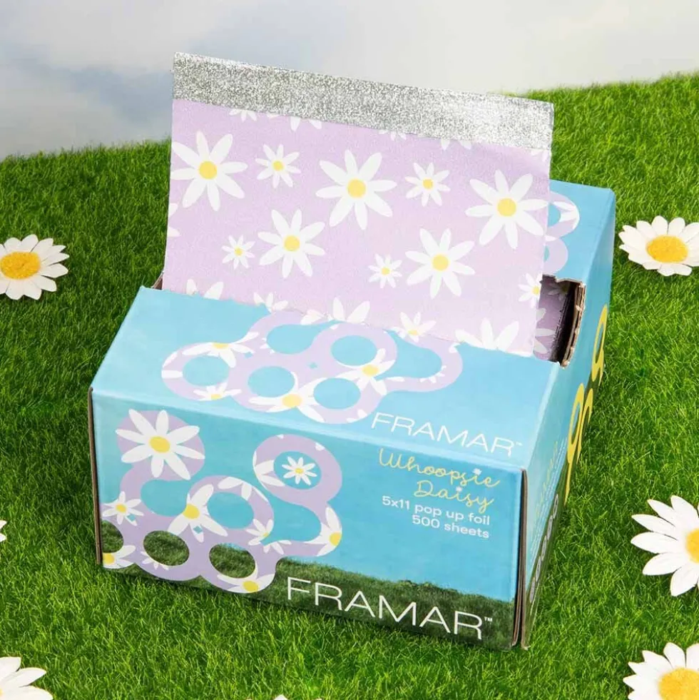 Framar Whoopsie Daisy Pop-Up Hair Foil Sheets, 5x11 inch, Pack of 500