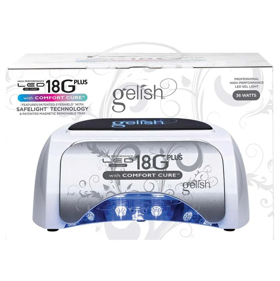 Gelish 18G Plus LED Light With Comfort Cure