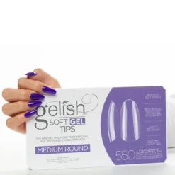 Gelish Soft Gel Tips - Medium Round, Pack of 550