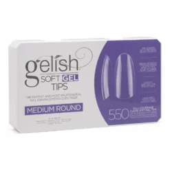 Gelish Soft Gel Tips - Medium Round, Pack of 550