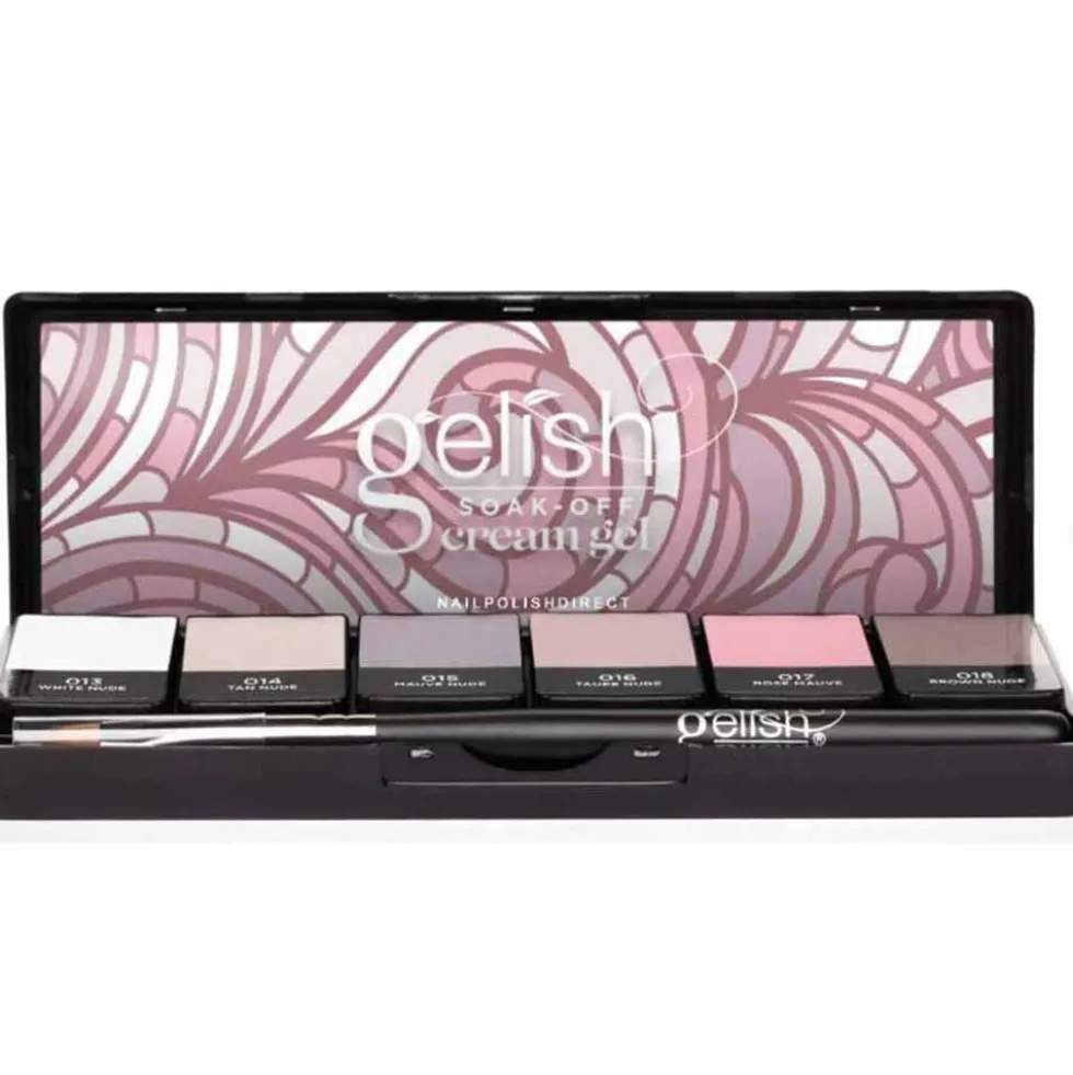 Gelish Solid Cream Gel 6 Piece Palette - Act Natural