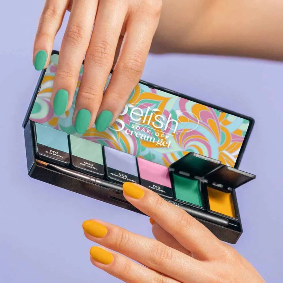 Gelish Solid Cream Gel 6 Piece Palette - Pretty Pastels